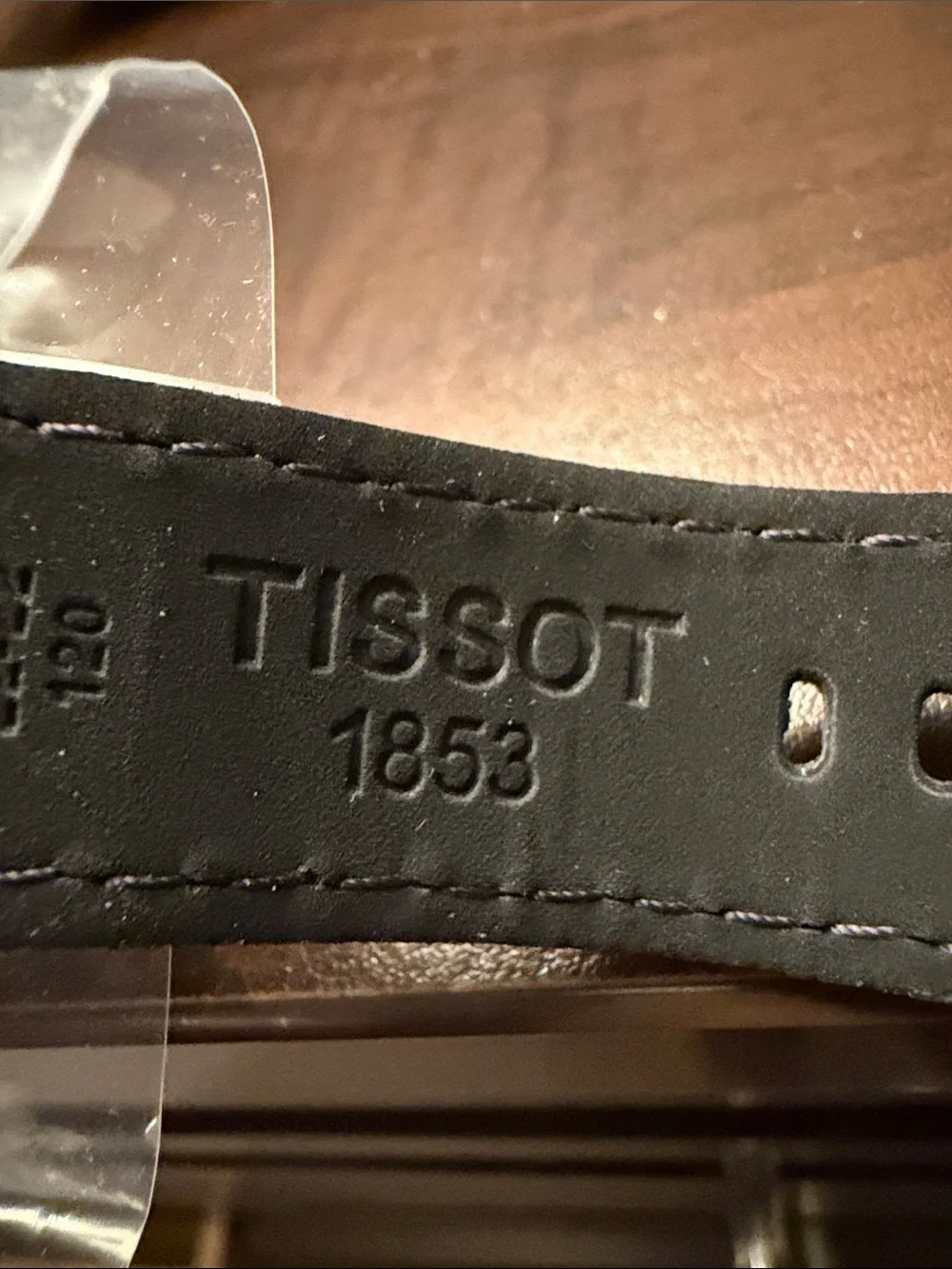 Tissot Men's White Dial Chronograph Watch with Black Accents